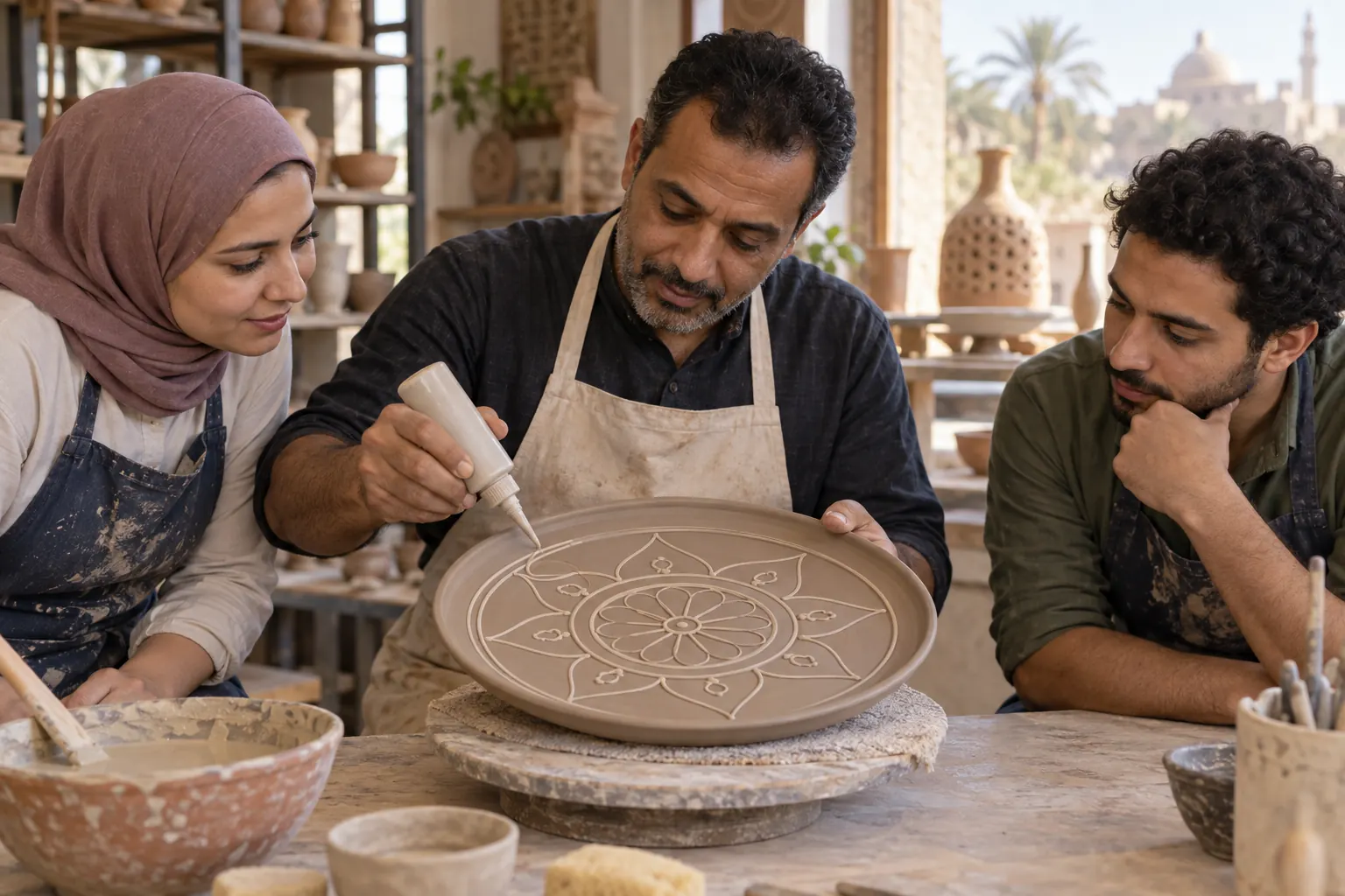 تجربة السحب على طبق